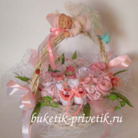 Букет из детской одежды 
