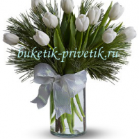 Зимний букет цветов