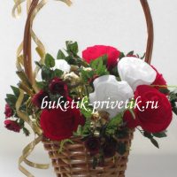Сладкий букет из конфет