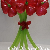 Букет из воздушных шаров