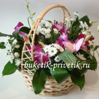 Корзина с цветами