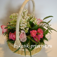 Корзина с цветами