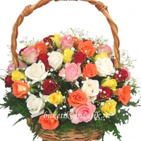 Корзинка 51 Роза