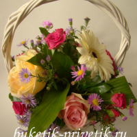 Корзинка с цветами