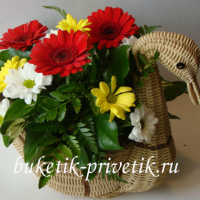 Корзинка с цветами