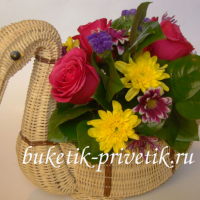 Корзинка с цветами