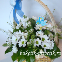 Корзинка с цветами