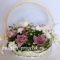 Корзинка с цветами