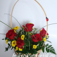 Корзинка с цветами