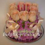 Тортик из цветов